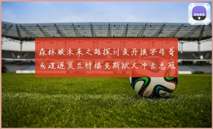 森林狼未来之路探讨麦丹换字母哥或追逐莫兰特福克斯欧文冲击总冠军